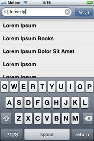Wikipedia on iPhone