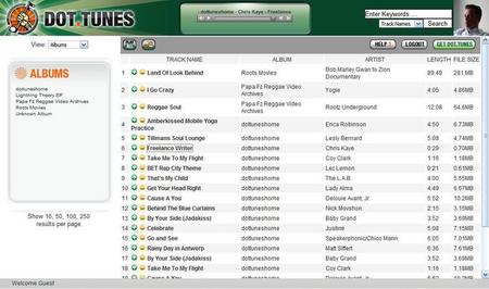 Dot.Tunes iTunes streaming