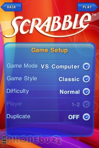 EA Scrabble for iPhone & iPod touch OS 2.0
