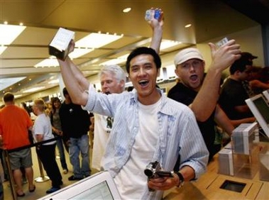 Apple inside apple store