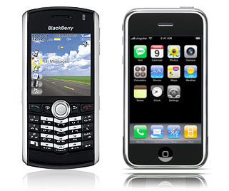 iPhone & BlackBerry