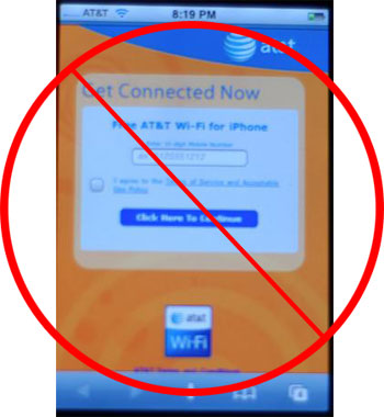 No free WiFi for the moment