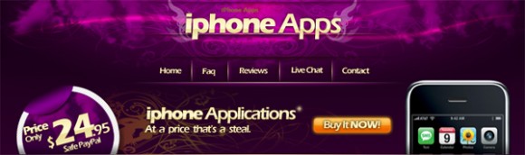 Keep your eyes open for fake iPhone apps. 