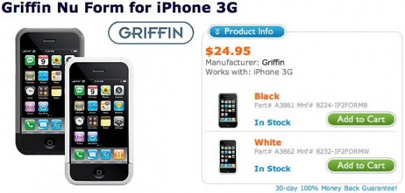 Buy Griffin Nu Form for iPhone 3G at MYiPhone.com